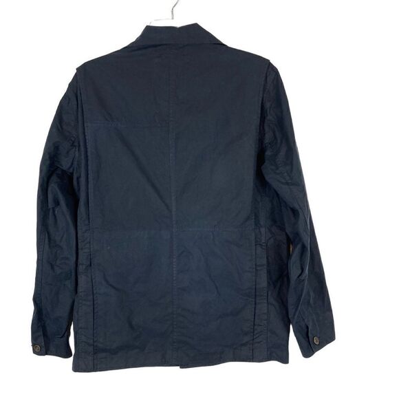 Taylor Stitch The Task Jacket waxed navy chore barn rain jacket mens S-XL - Picture 4 of 10